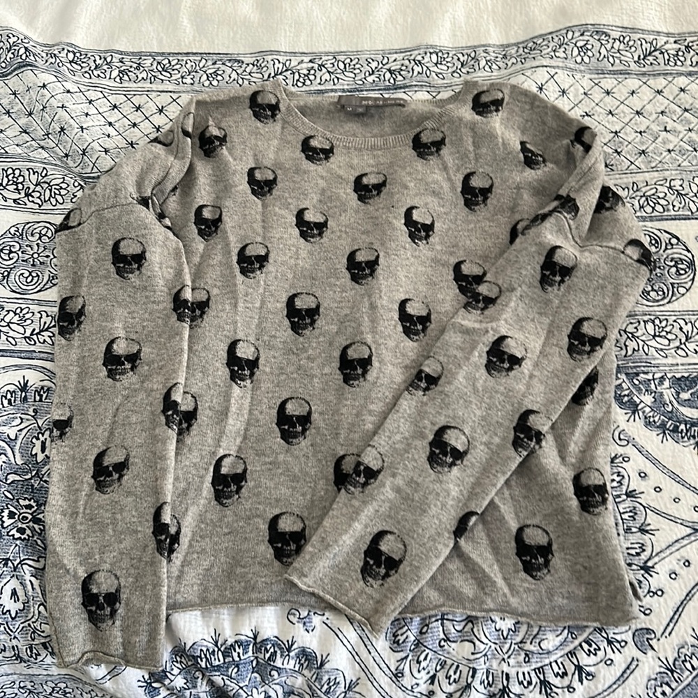 Cashmere Skull Sweater